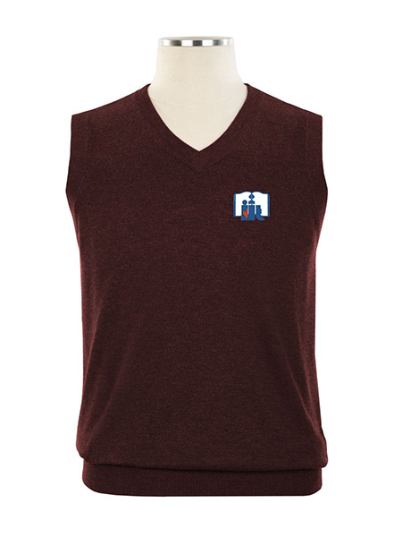 V Neck Embroidered Vest - Unisex