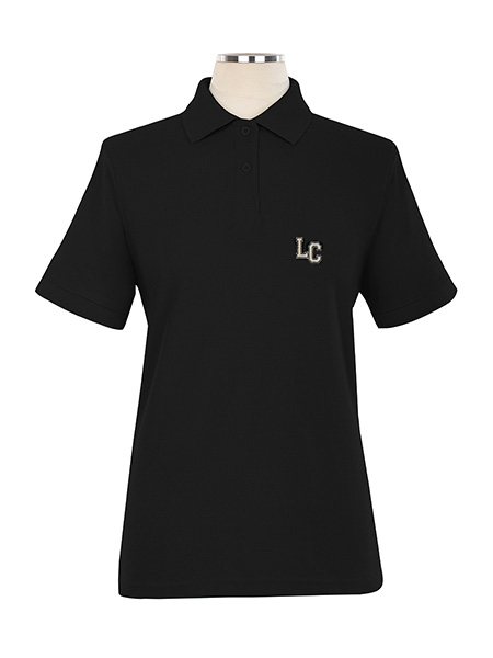 Short Sleeve Pique Embroidered Golf Shirt - Female