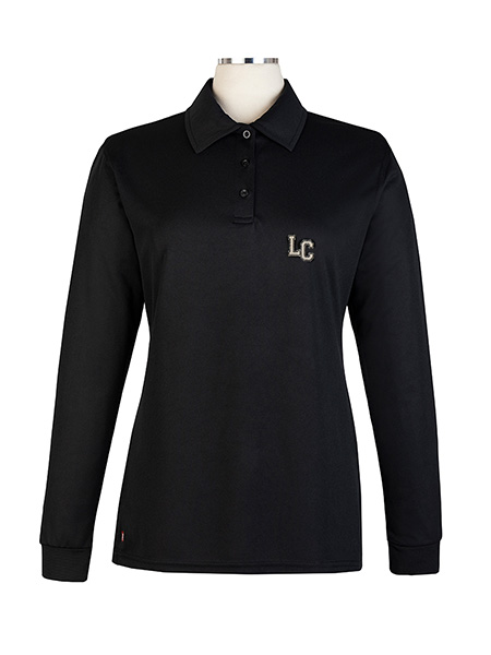 Long Sleeve Performance Embroidered Golf Shirt - Female