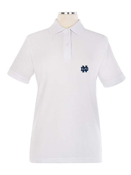 Short Sleeve Pique Embroidered Golf Shirt - Female