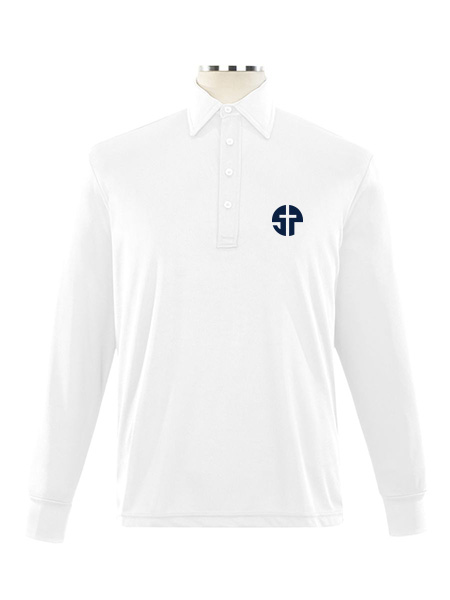 Long Sleeve Performance Embroidered Golf Shirt - Male