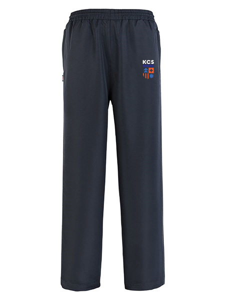Athletic Twill Pant Printed with White Piping - Unisex