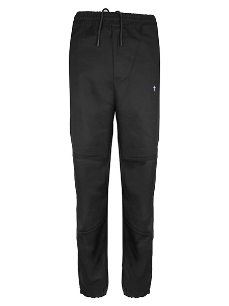 Jogger Style Embroidered Chino Pant