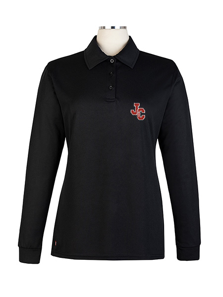 Long Sleeve Performance Embroidered Golf Shirt - Female