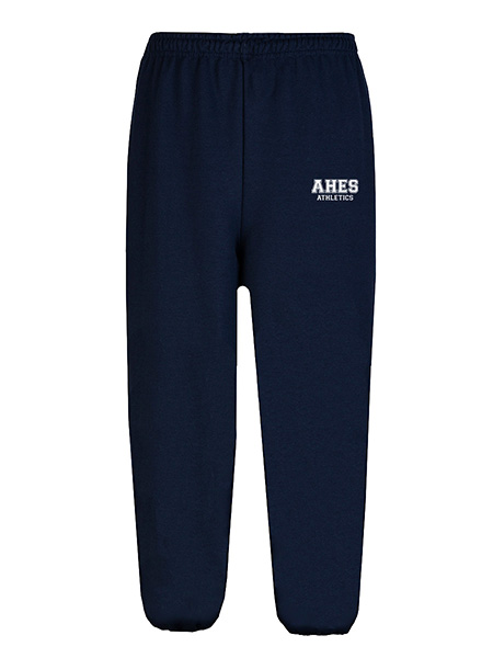 Printed Elastic Cuffed Sweat Pant - Unisex