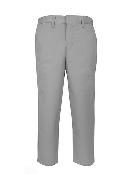 Boy's Husky Fit Flat Front Pants