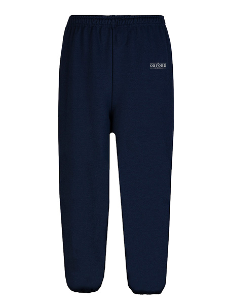Embroidered Elastic Cuffed Sweat Pant - Unisex
