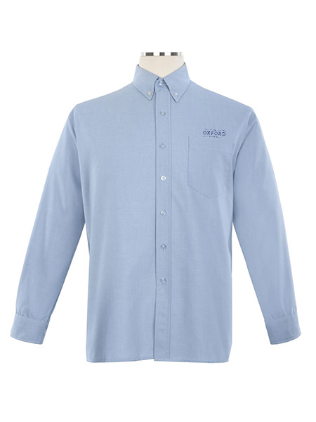 Long Sleeve Embroidered Oxford Shirt