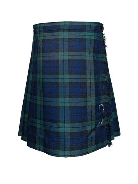 Navy Black Watch Plaid Kilt