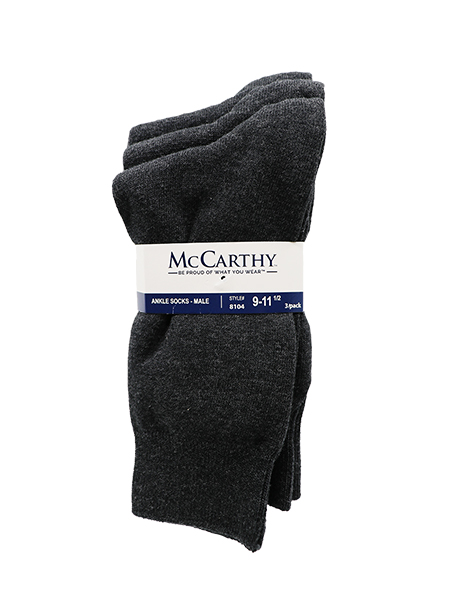 3-Pack Mid Calf Socks - Unisex