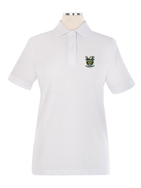 Short Sleeve Pique Embroidered Golf Shirt - Female