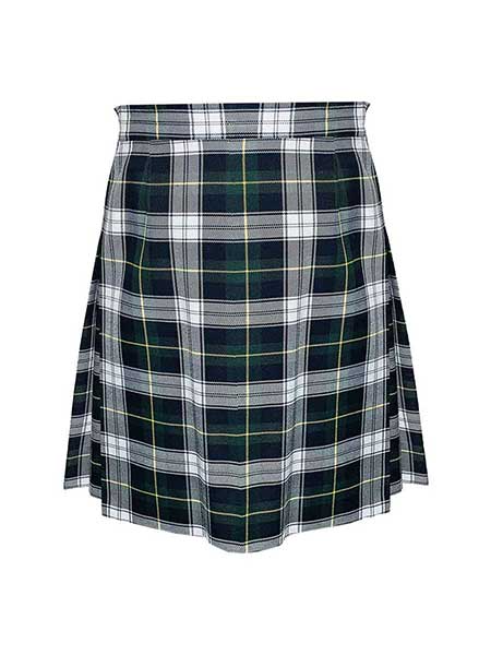 Green/White/Navy/Yellow Plaid Kilt