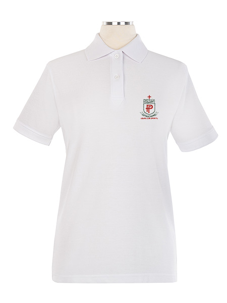 Short Sleeve Pique Embroidered Golf Shirt - Female